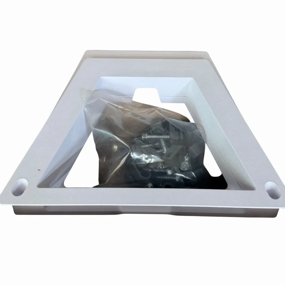 Starlink Standard Pipe Adapter White Bracket Pole
